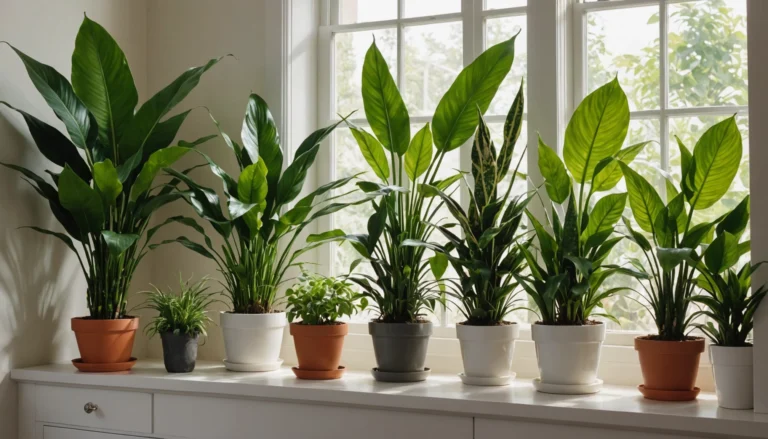 plantes d'intérieur pour le rebord de fenêtre